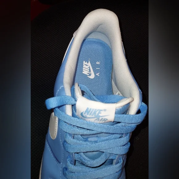 Men's Nike Air Force 1 '07 University Blue White 2021 Low Size: 12 (DC2911-400) - Picture 5 of 10